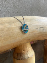 Load image into Gallery viewer, Mountain Rainbow Long Pendant Necklace
