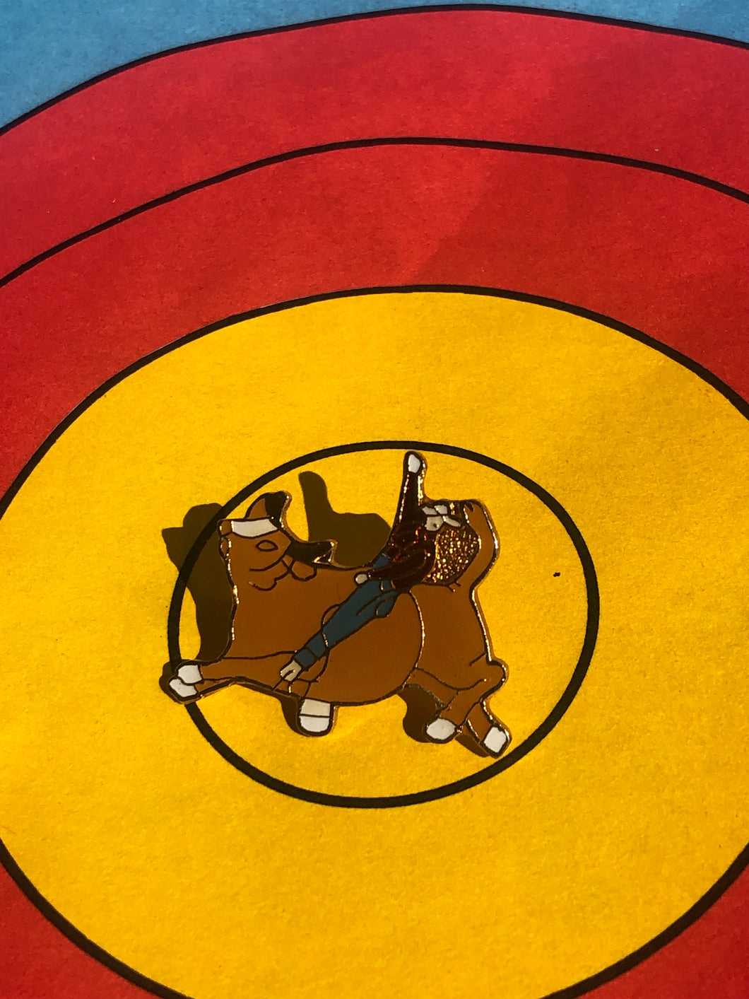 Rodeo Bull Rider Pin