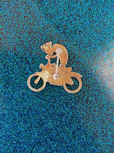 Load image into Gallery viewer, Kokopelli Motorcycle Pin Pendant
