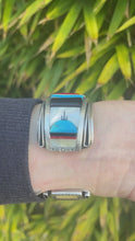 Load and play video in Gallery viewer, Multi Stone Cactus Desert Cuff Bracelet

