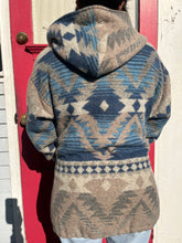 Load image into Gallery viewer, Southwest Wool Printed Hoodie Jacket

