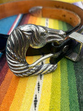 Load image into Gallery viewer, Horse Head Leather Belt
