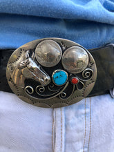 Load image into Gallery viewer, Horse Buffalo Coin Buckle
