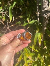 Load image into Gallery viewer, Snake Brandy Amber Ring
