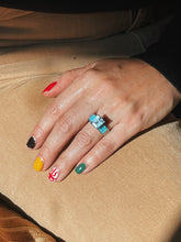 Load image into Gallery viewer, Zuni Bessie Manning Magic Lake Opal Ring
