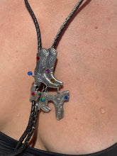 Load image into Gallery viewer, Boot Charmed BoloTie Necklace
