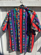 Load image into Gallery viewer, Southwestern Mock Collar Short Shirt
