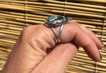 Load image into Gallery viewer, Zuni Micro Inlay Tear Drop Ring
