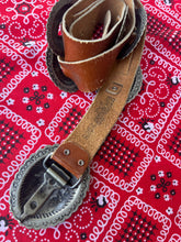 Load image into Gallery viewer, Concho Brown Leather Belt Buckle
