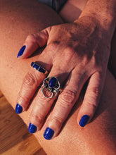 Load image into Gallery viewer, Lapis  Spider Ring
