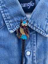 Load image into Gallery viewer, Vintage Carved Bone Owl Necklace
