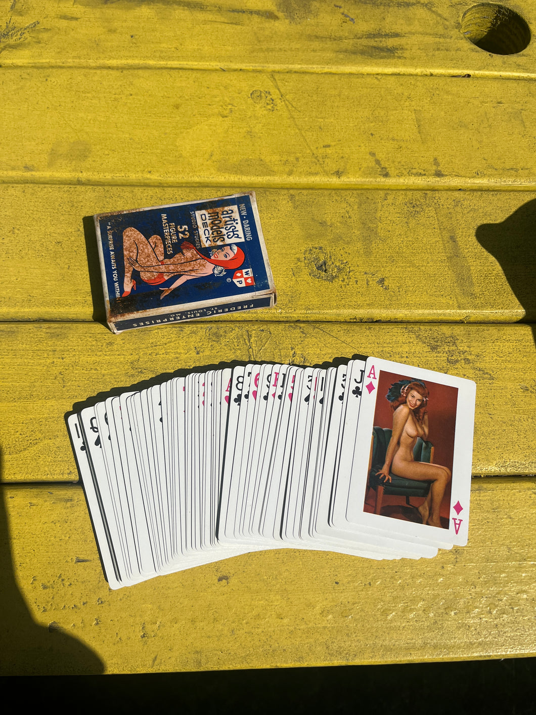 Vintage Artists Models Nude Playing Deck Cards