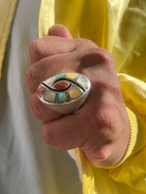 Load image into Gallery viewer, 1960s Multiple Stone Eye Ring
