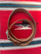 Load image into Gallery viewer, Vintage Handcrafted Buffalo Nickel Coin Buckle Leather Braided Belt
