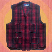 Load image into Gallery viewer, Woolrich Buffalo Plaid Zip Front Vest
