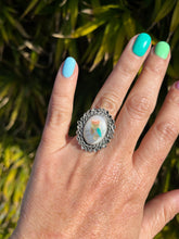 Load image into Gallery viewer, Owl Mother of Pearl Ring
